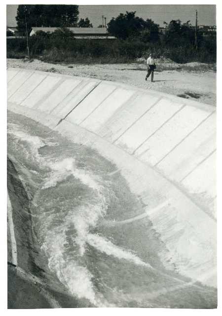 Visita agli impianti irrigui, Gorizia. Canale